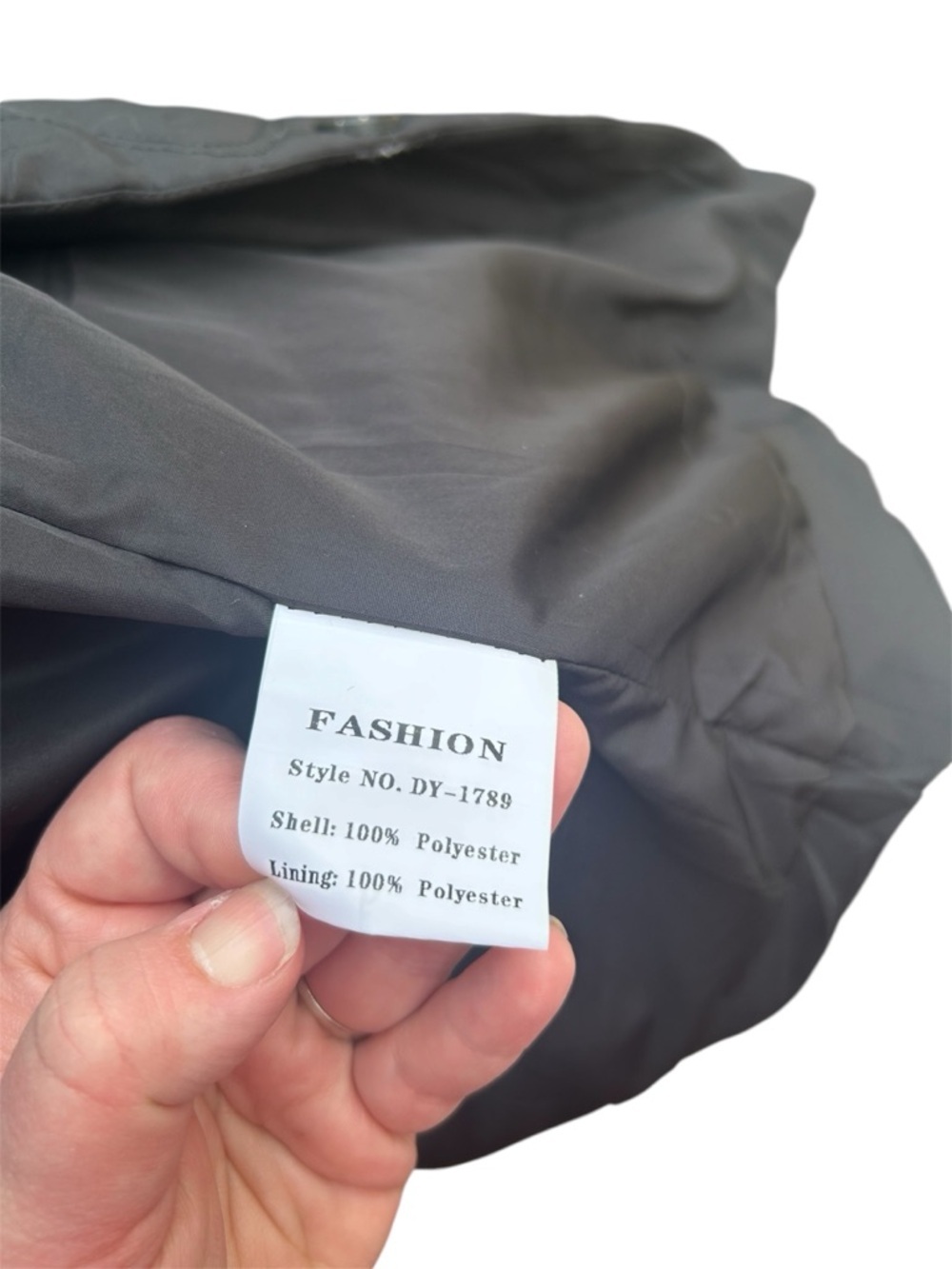 Women’s Black Quilted Jacket • Size Large • Lightweight Outerwear - Picture 5 of 6